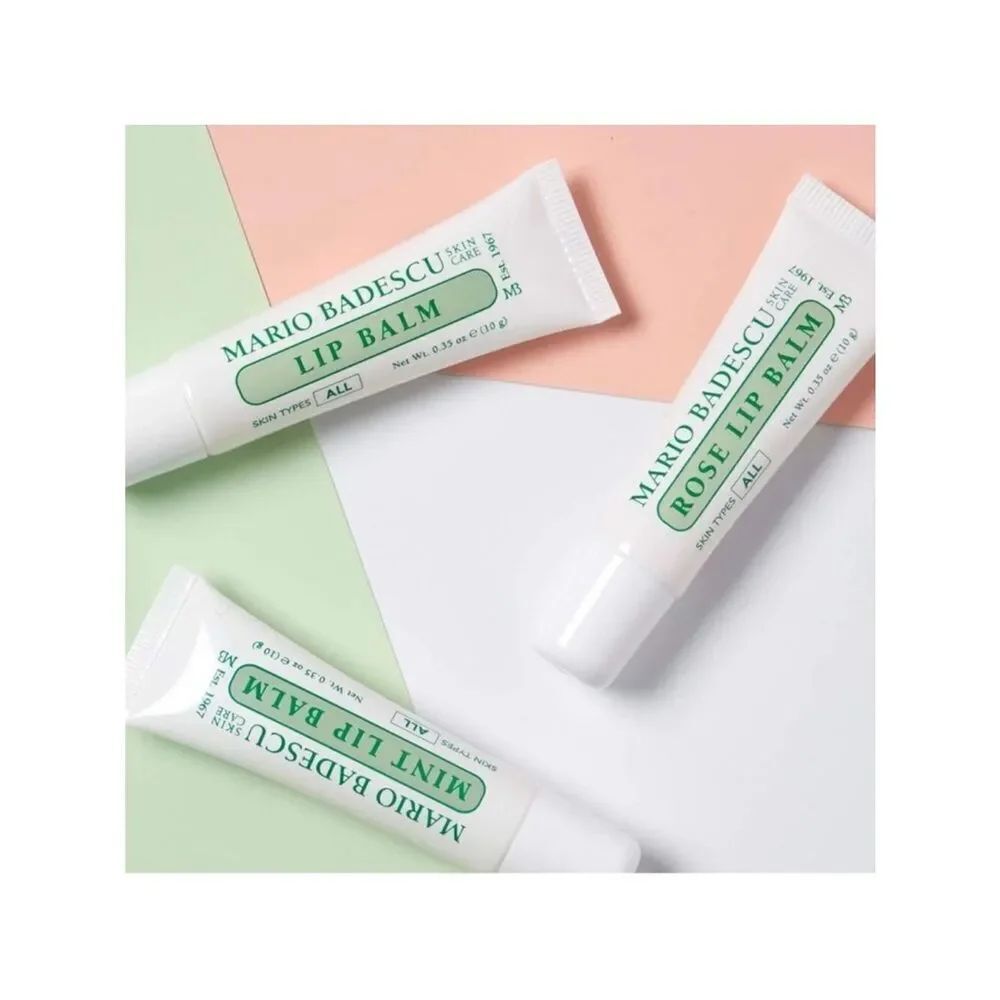 MARIO BADESCU Lip Balm Trio Original Rose Mint